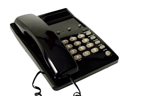 Telefono nero — Foto Stock