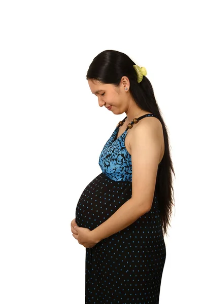 Happy Pregnant Mother — Stock Photo, Image