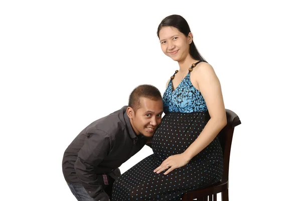 Pregnant Mother And Father — Stock Photo, Image