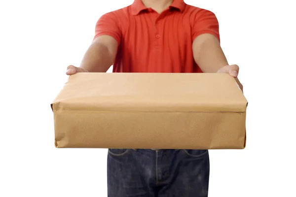 Paquete de entrega hombre —  Fotos de Stock