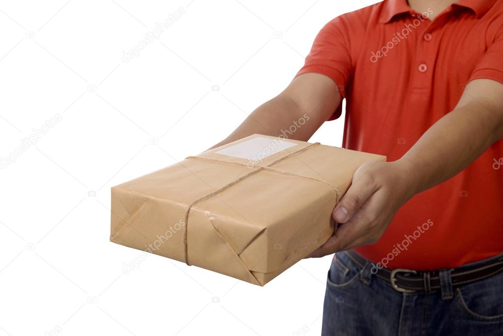 Man delivering package