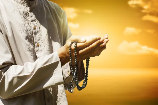 Hand Of Muslim People Praying — Stock Photo, Image