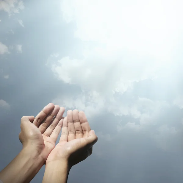 Hand Of Muslim People Praying — Stock Photo, Image