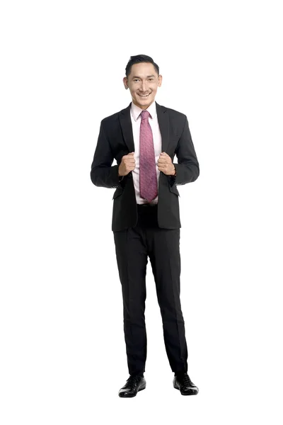 Fullbody Asian Business Man — Stock Photo, Image