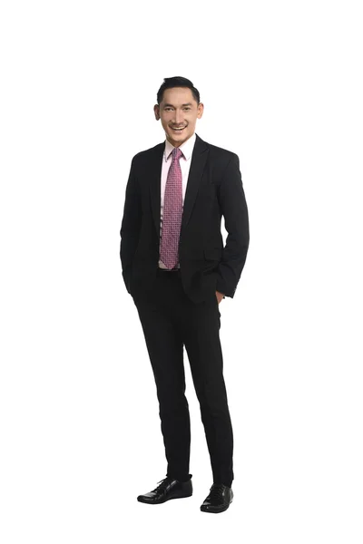 Fullbody asiático hombre de negocios — Foto de Stock