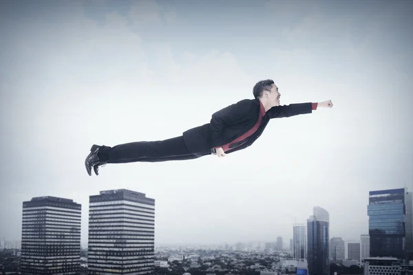 Hombre de negocios volando — Foto de Stock