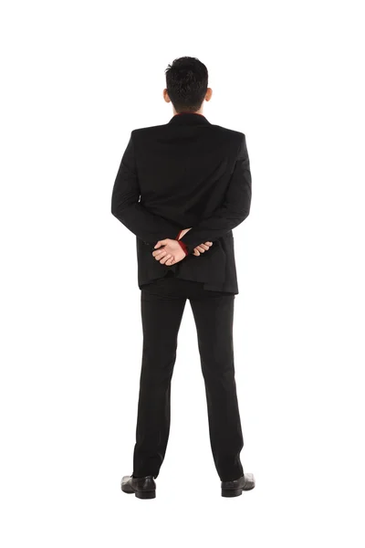 Asian Business Man Standing Backview — Stock Photo, Image