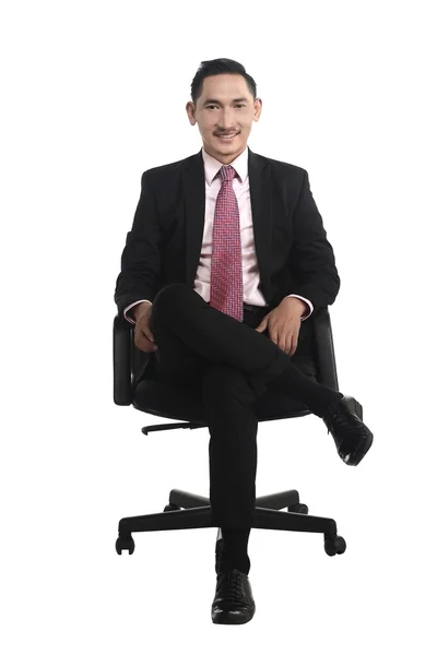 Business man sitting on the chair — Stock Photo, Image
