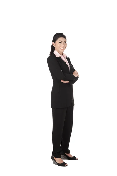 Fiduciosa asiatica donna d'affari — Foto Stock