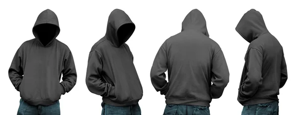 Set voor man in hoodie — Stockfoto