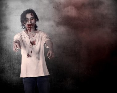 Ürpertici erkek zombi