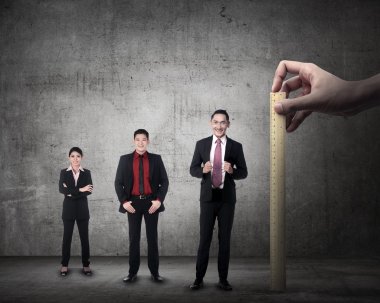 El tutma ahşap cetvel, mesuring bireysel performans