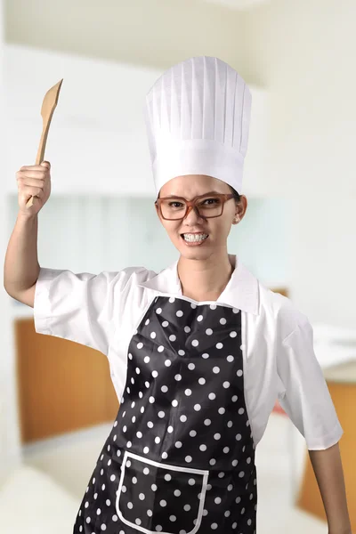 Young woman chef — Stock Photo, Image