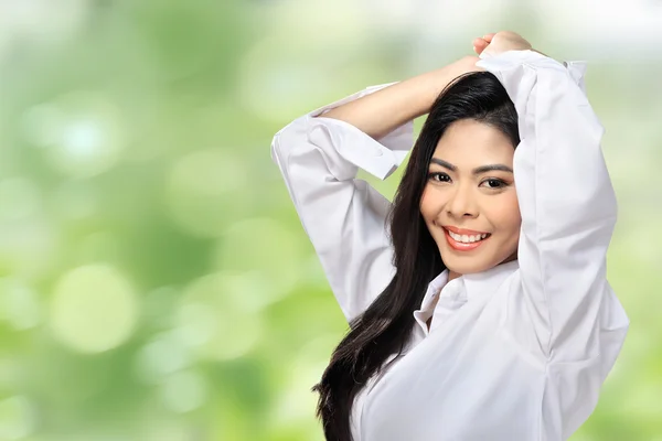 Beautiful young asian woman — Stock Photo, Image