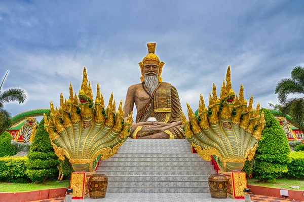 Suphan Buri Thailand Augusti 2020 Hermit Park Världens Största Dhamma — Stockfoto