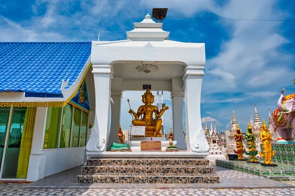 Chachoengsao Thailand September 2020 Wat Khlong Chao Med Stor Buddha — Stockfoto