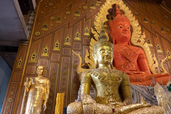 Nakhon Pathom Thailand August 2020 Wat Charoen Rat Bamrung Chrám — Stock fotografie