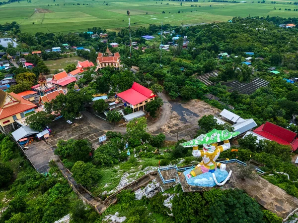 Lopburi Thailand October 2020 Wat Khao Samo Khon Photograph Cityscape — Stock Photo, Image