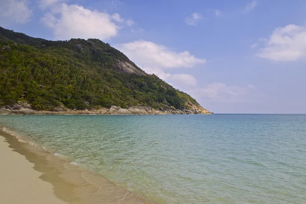 Ada, Koh Phangan üzerinde şişelenmiş beach, Tayland manzara — Stok fotoğraf