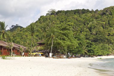 ada, Koh Phangan üzerinde Tayland manzara