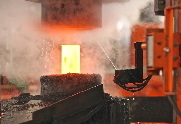 Automatic hot stamping process — Stock Photo, Image