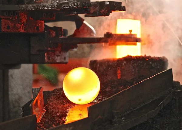 Automatic hot stamping process — Stock Photo, Image