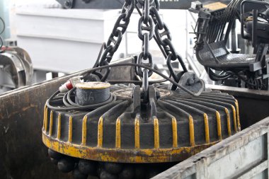 Mıknatıs taşlama topları tutan