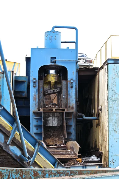 Powerful hydraulic shears — Stock Photo, Image