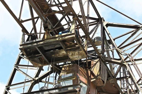 Type of bearing metal structures of gantry crane — Stock Photo, Image