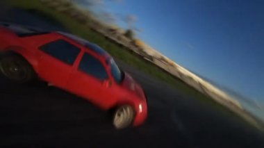 Otomobil yarışlarına arabalar katılıyor