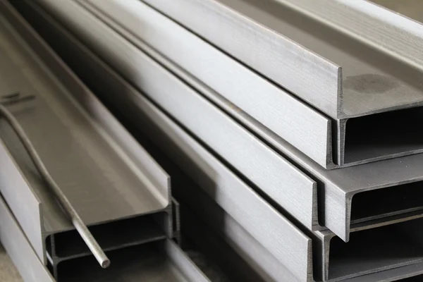 Metal profile channel — Stock Photo, Image