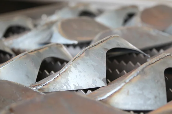 Shaped lattice of metal — Stock Photo, Image