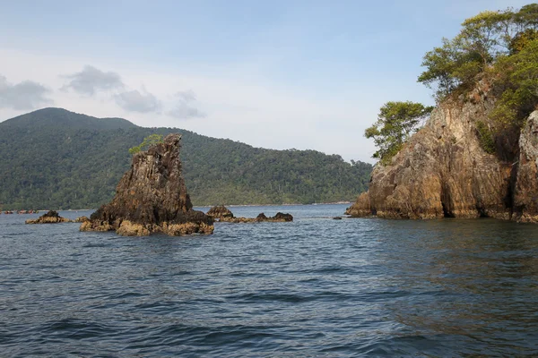 海岸线的群岛岛利普岛的景色 — 图库照片