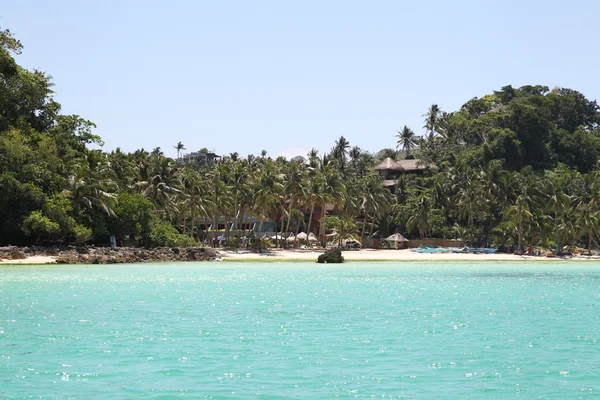 Vista panoramica sulla costa dell'isola di Boracay — Foto Stock