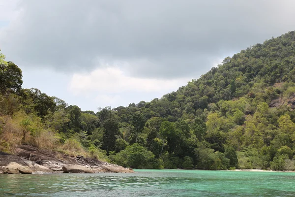 Adalar Koh Lipe Island sahil şeridi'nin manzaralarına — Stok fotoğraf