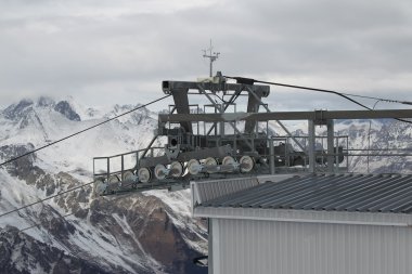 metal konstrüksiyon sürücü tekerlek Asansör lider