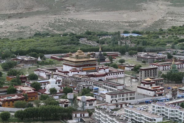 Vista do mosteiro budista Samye — Fotografia de Stock