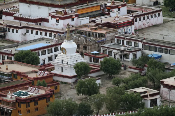 View of the Buddhist monastery Samye — Stock Photo, Image