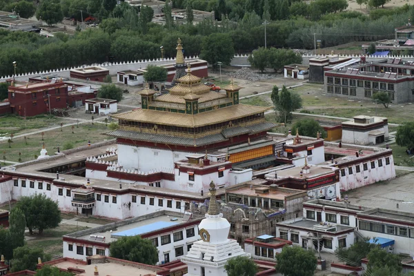 View of the Buddhist monastery Samye — Stock Photo, Image