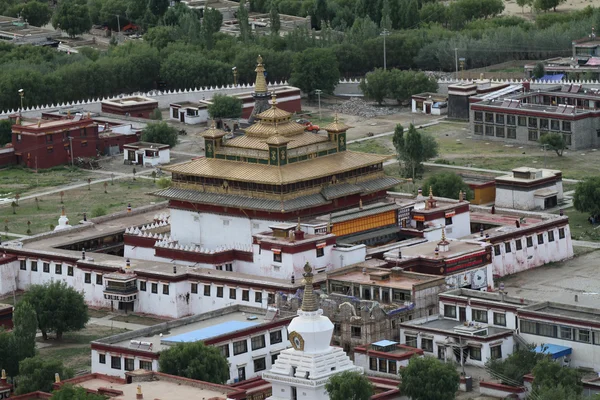 Blick auf das buddhistische Kloster samye — Stockfoto