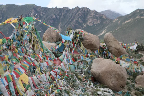 Передгір'я Тибет — стокове фото