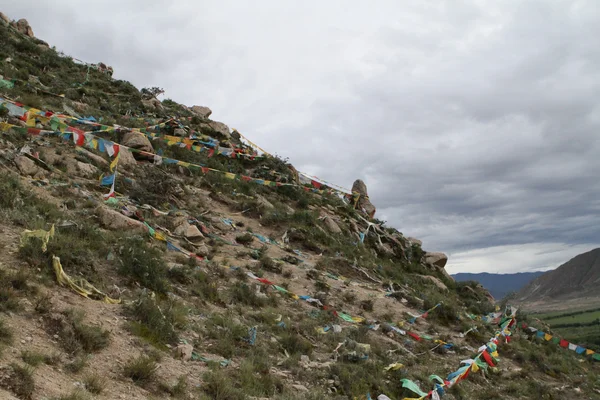 The kaki bukit dari Tibet — Foto Stok Gratis