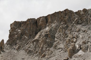 Tibet dağların manzaralarına