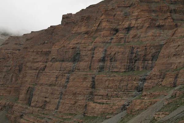 Tibet dağların manzaralarına