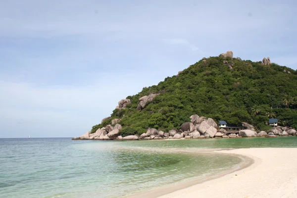Vistas panorâmicas da costa da ilha Nang Yang — Fotografia de Stock
