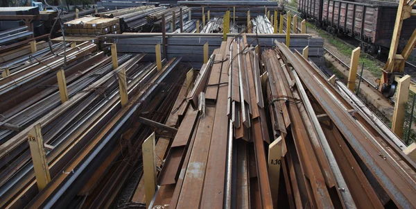 Warehouse rolled metal — Stock Photo, Image