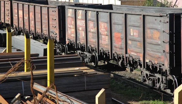 Warehouse rolled metal — Stock Photo, Image