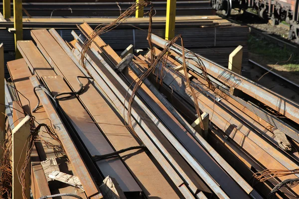 Warehouse rolled metal — Stock Photo, Image