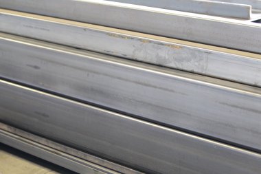 metal profiles channel, side view