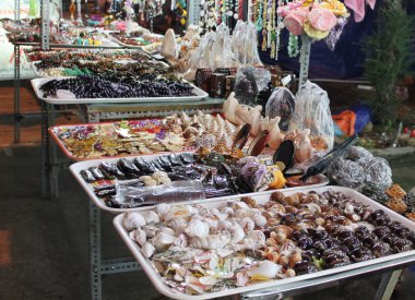 gift shop of polished shells